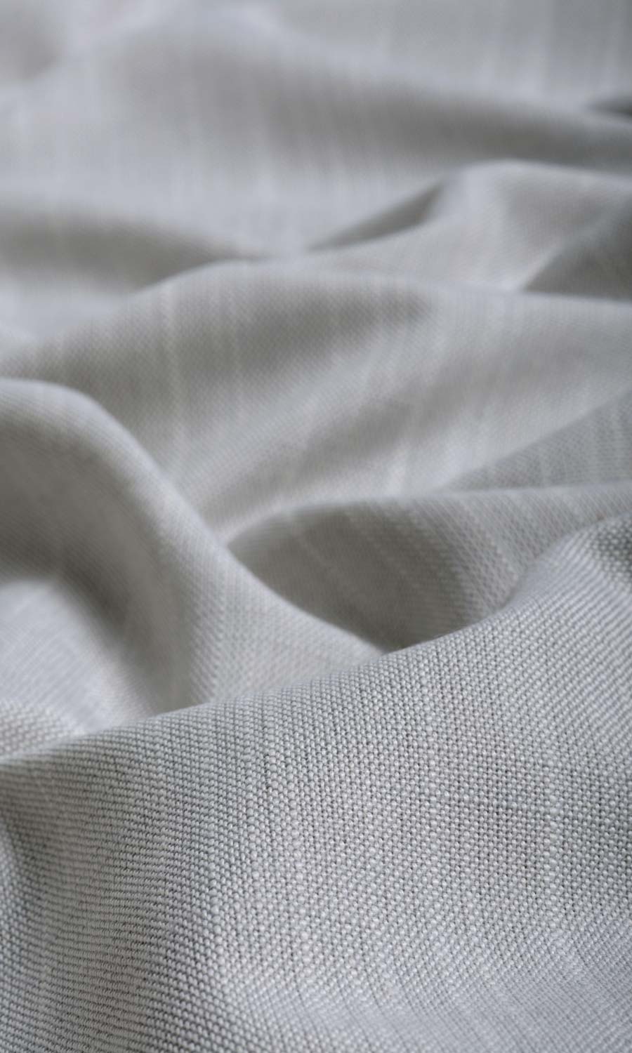 Plain Linen Texture Curtains / Drapes / Window Drapery Panels (Silver Grey)