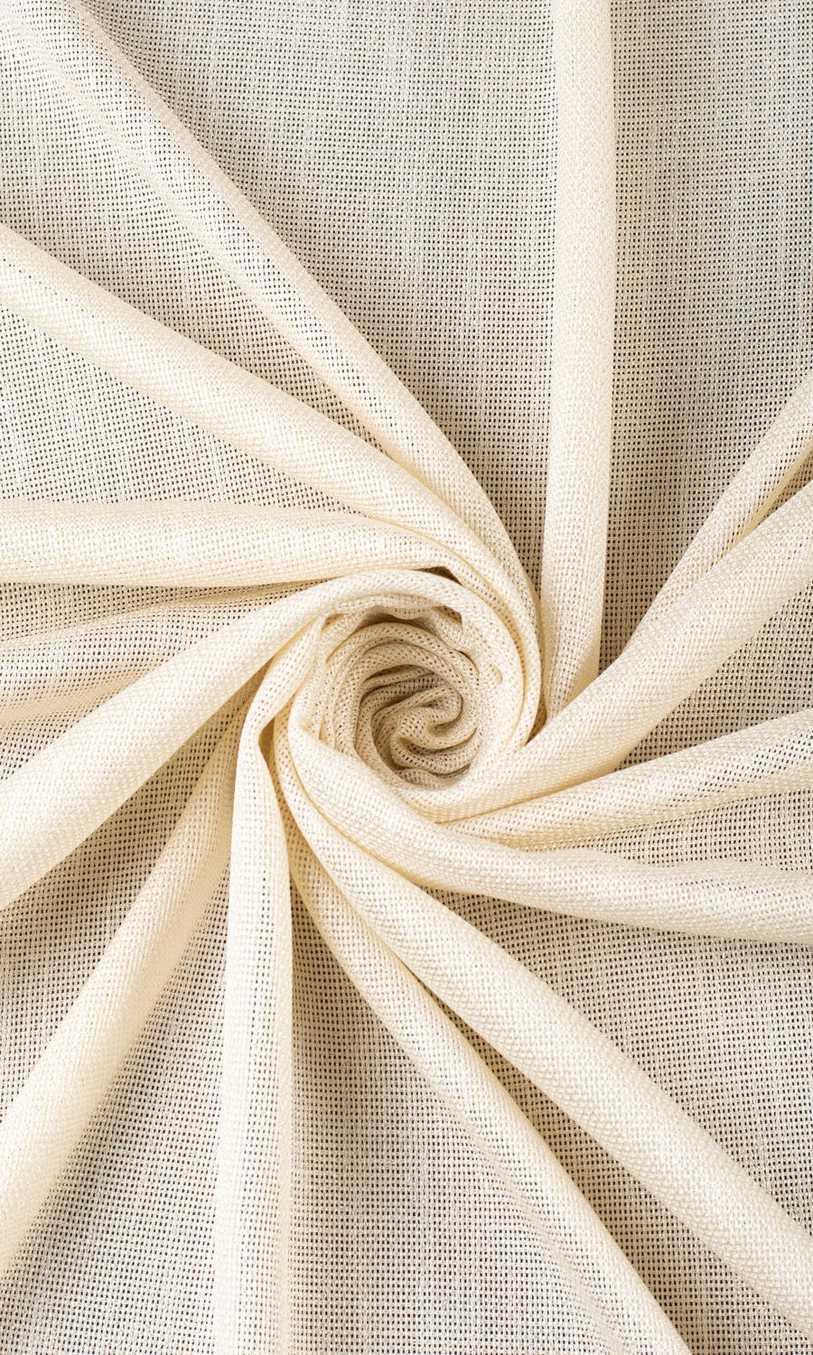 Plain Sheer Drapery (Pale Beige/ Warm Ivory) Extra Long Short Wide