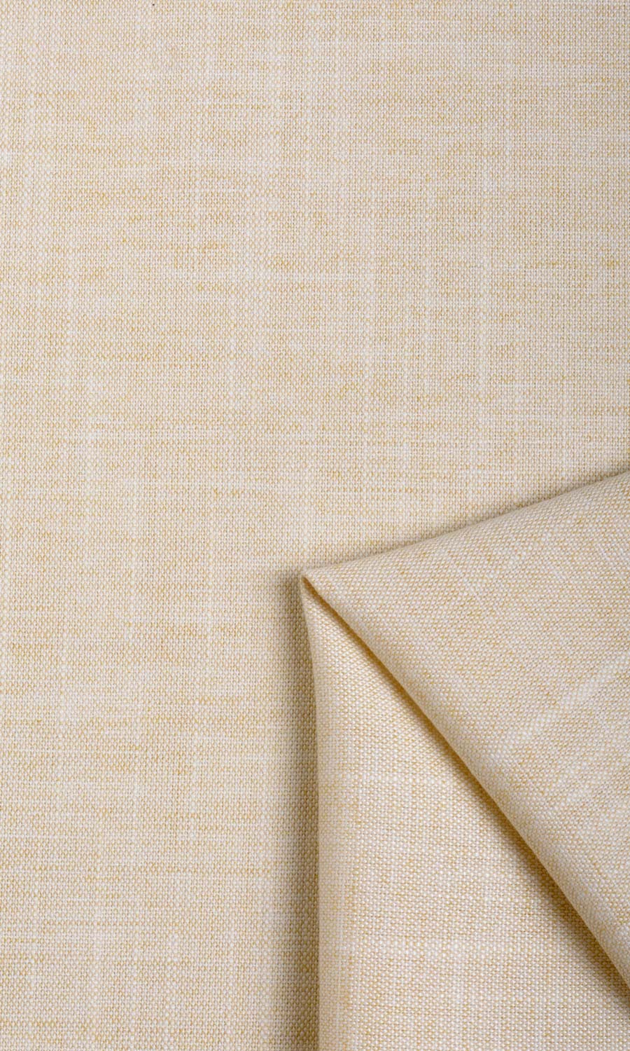 Plain Linen Texture Curtain Panels for Living, Bedroom, Kitchen, Bathroom (Pale Beige)