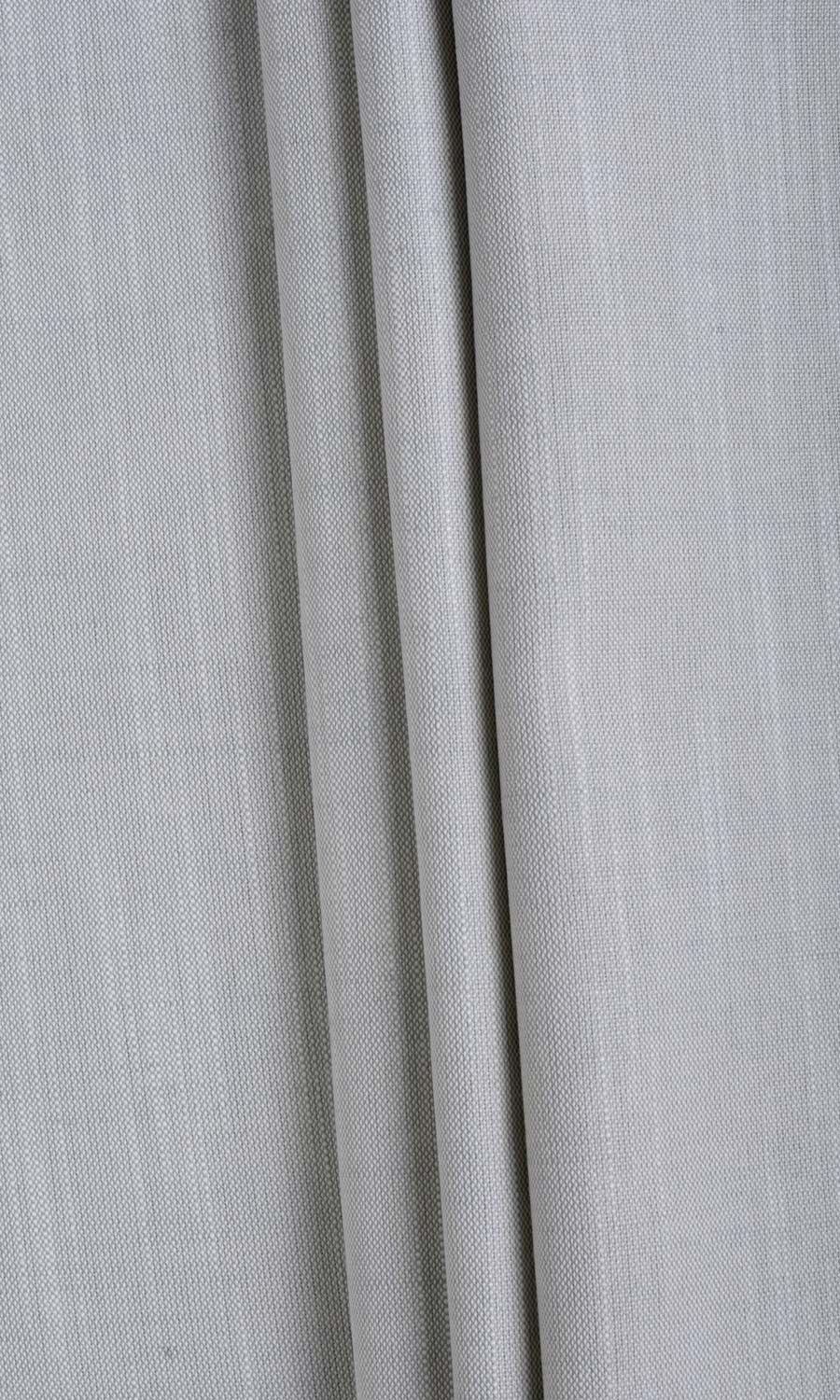Plain Linen Texture Curtain Panels (Silver Grey) Extra Long Short Wide