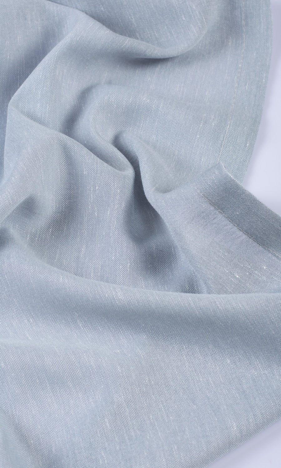 Plain Sheer Window Curtains (Periwinkle Gray) Extra Long Short Wide