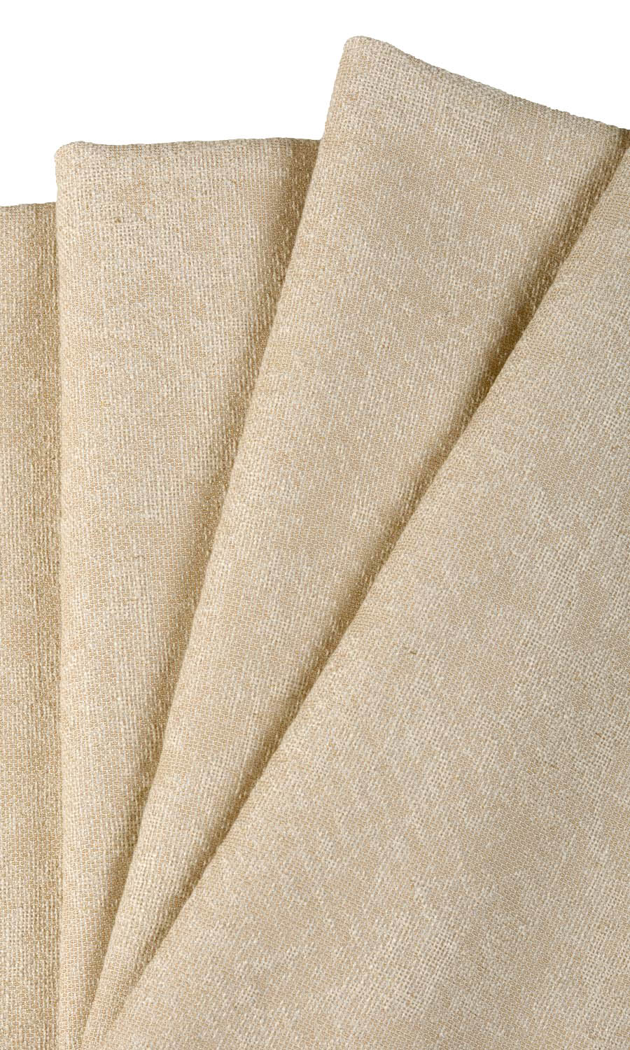Textured Any Size Style Curtains (Beige)