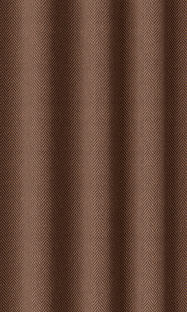 Herringbone Textured Drapes (Deep Orange)