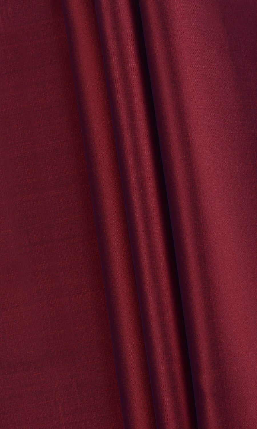 Shantung Silk Any Size Style Curtains (Crimson Red)