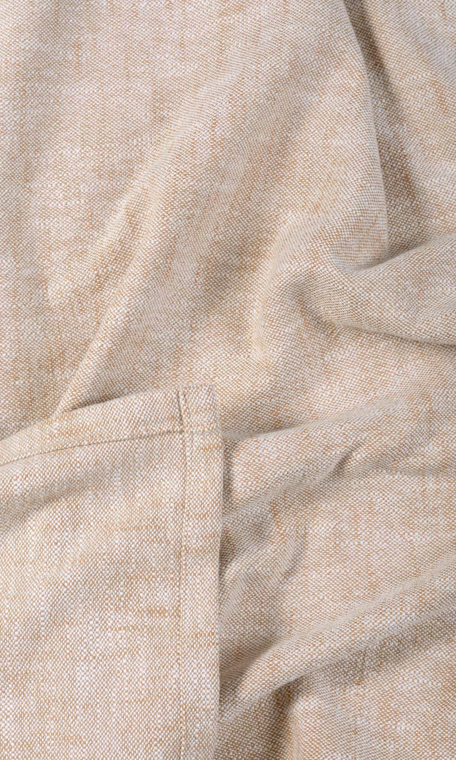 Plain Cotton Custom Roman Shades (Natural Oatmeal Beige)