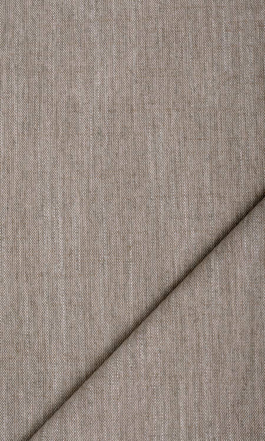 Plain Linen Texture Pinch Pleat, Rod Pocket, Eyelet Curtains (Taupe/ Brown)