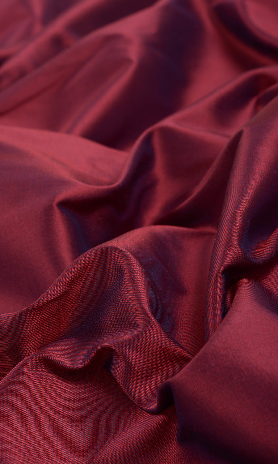 Shantung Silk Curtains / Drapes / Window Drapery Panels (Crimson Red)