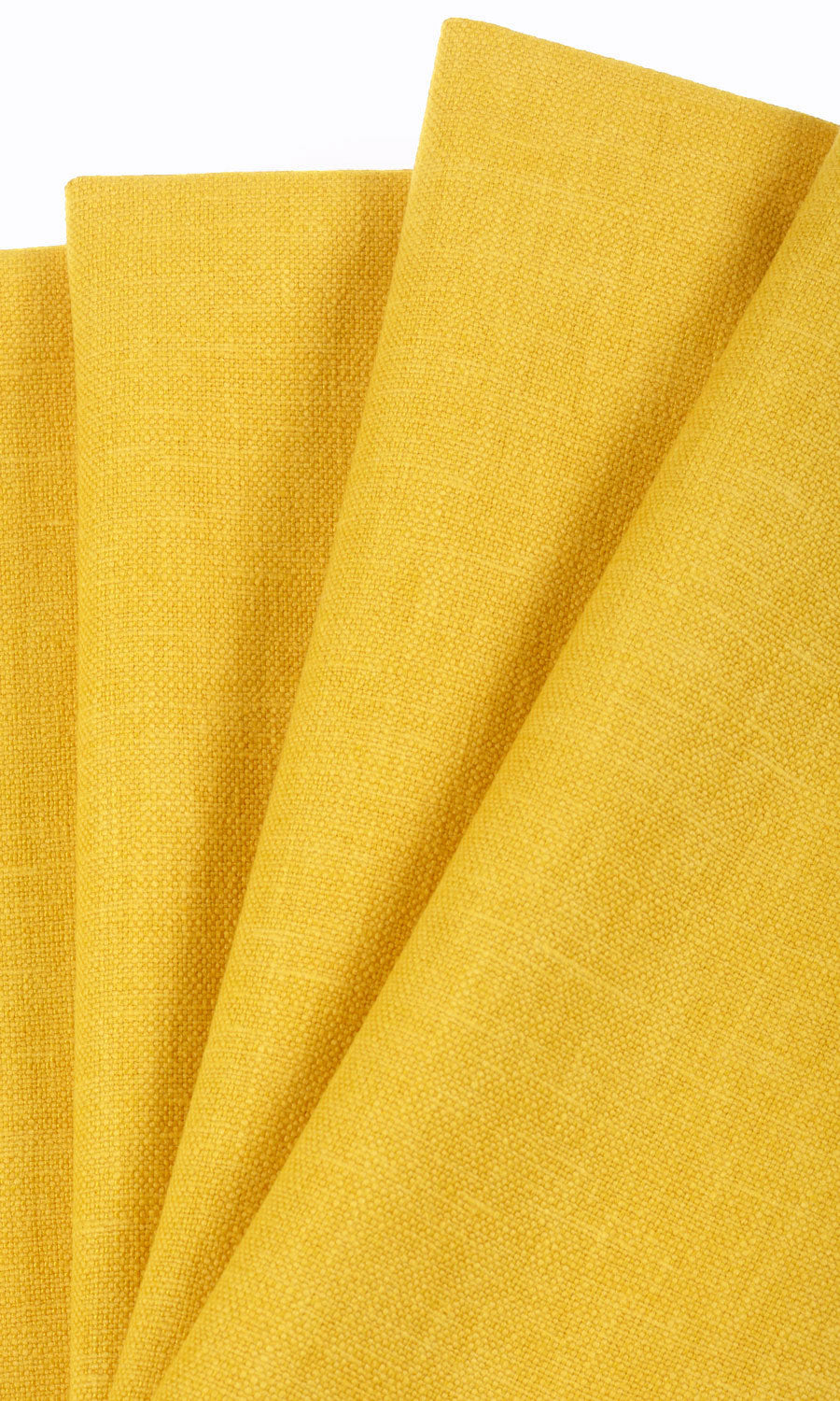 Linen Blend Window Curtains (Yellow) Extra Long Short Wide