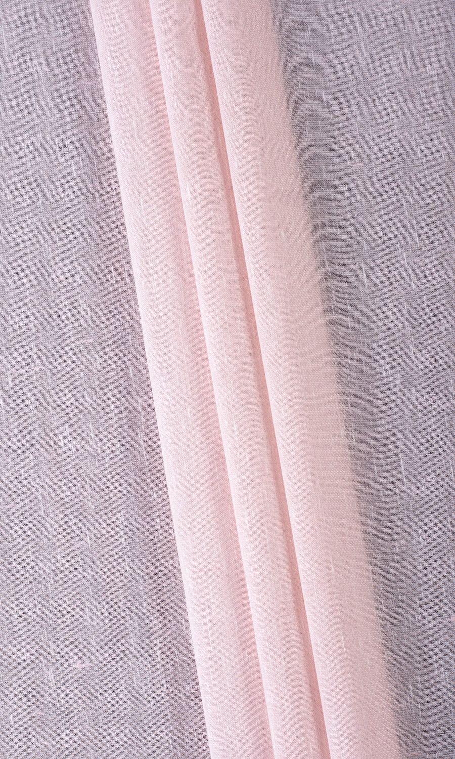 Plain Sheer Drapes (Powder Pink) Extra Long Short Wide