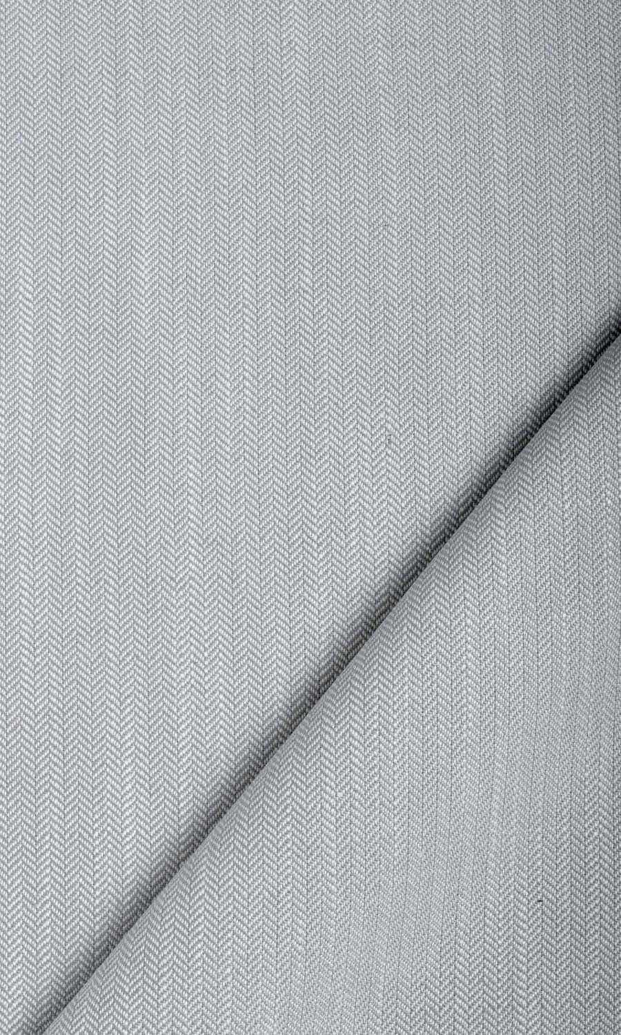Herringbone Textured Drapes (Silver Grey) Extra Long Short Wide