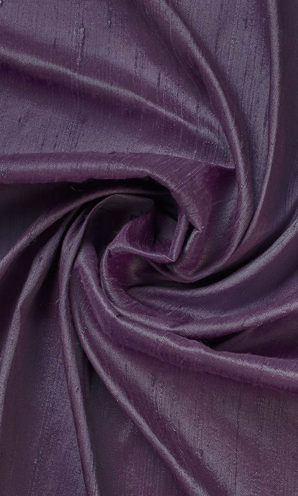 Dupioni Silk Window Curtains (Purple)