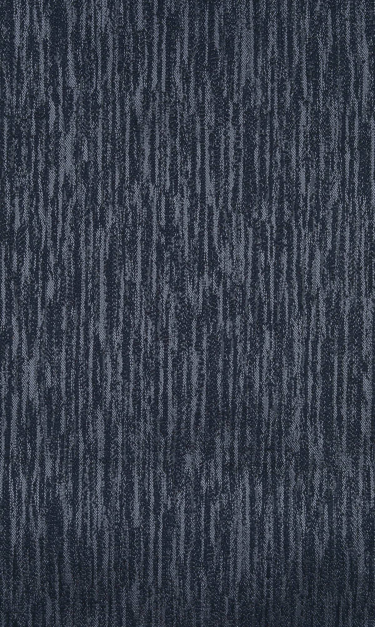 Textured Pinch Pleat, Rod Pocket, Eyelet Curtains (Navy Blue)