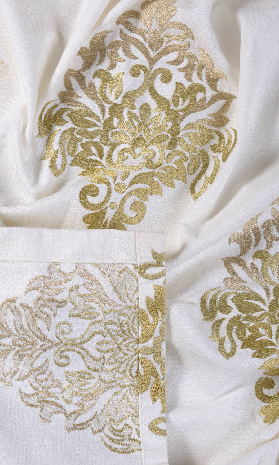 Damask Patterned  Roman Blinds & Window Shades (Ivory/ Beige/ Brown)
