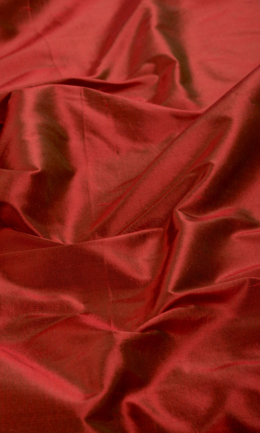 Shantung Silk Curtains / Drapes / Window Drapery Panels (Copper Red)
