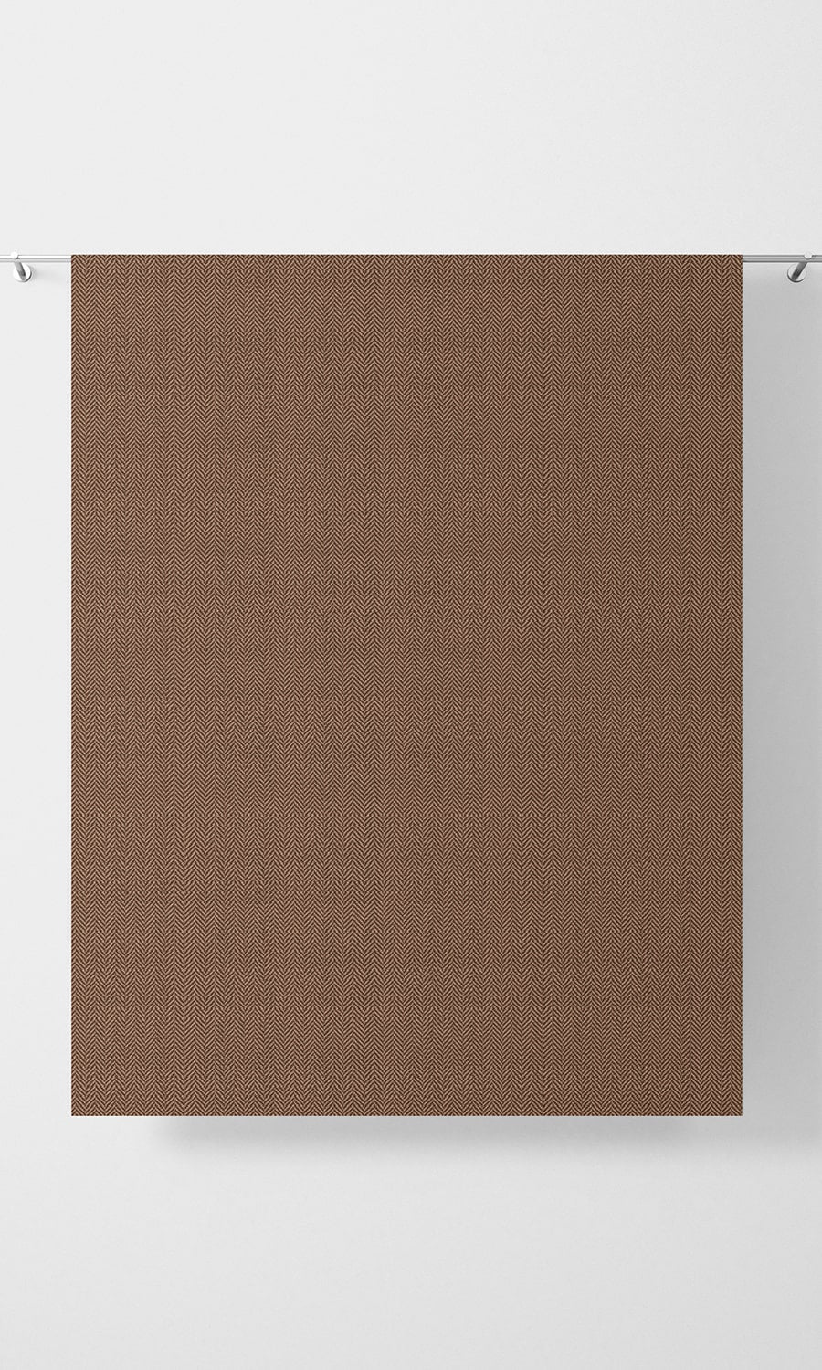 Herringbone Textured Drapes (Red/ Orange) Extra Long Short Wide