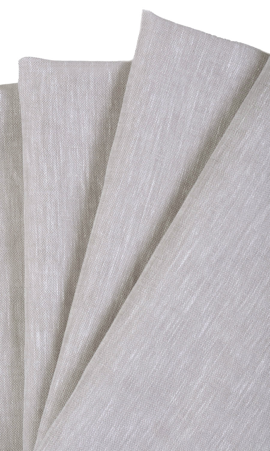 Linen Sheer Any Size Style Curtains (Ash Gray/ Abalone Gray)