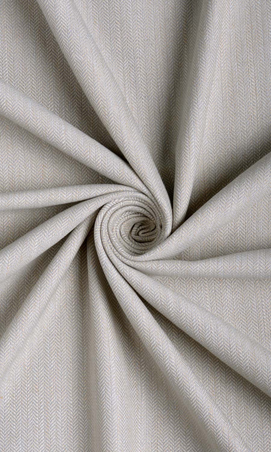 Herringbone Textured Curtain Panels (Pale Grey)