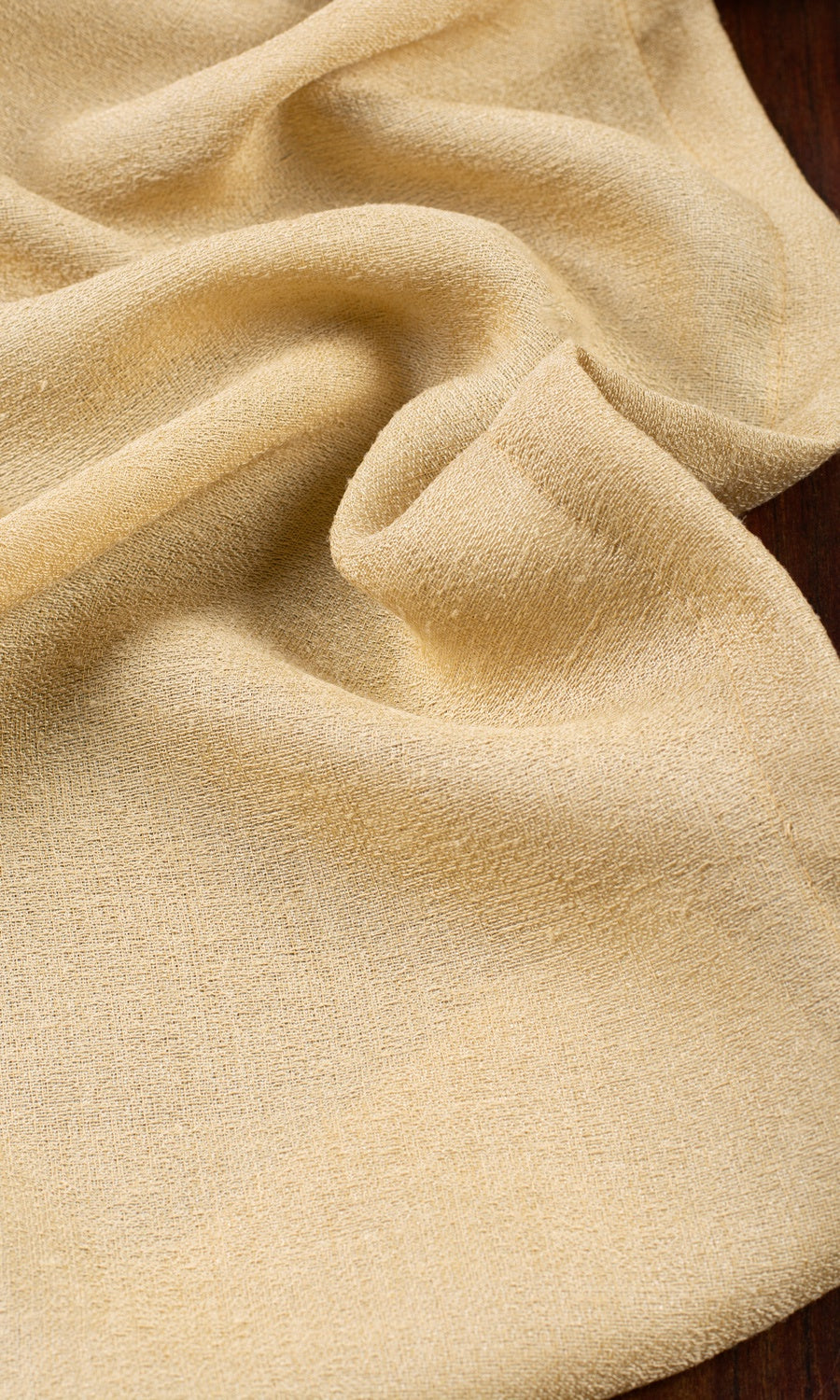 Sheer Custom Curtains (Macaroon Beige/ Warm Yellow)