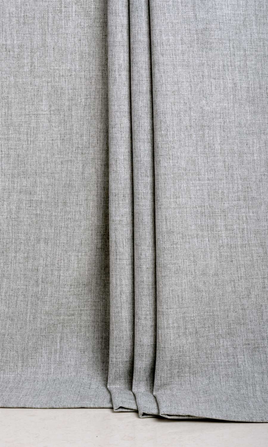 Plain Linen Texture Curtains / Drapes / Window Drapery Panels (Steel Grey)