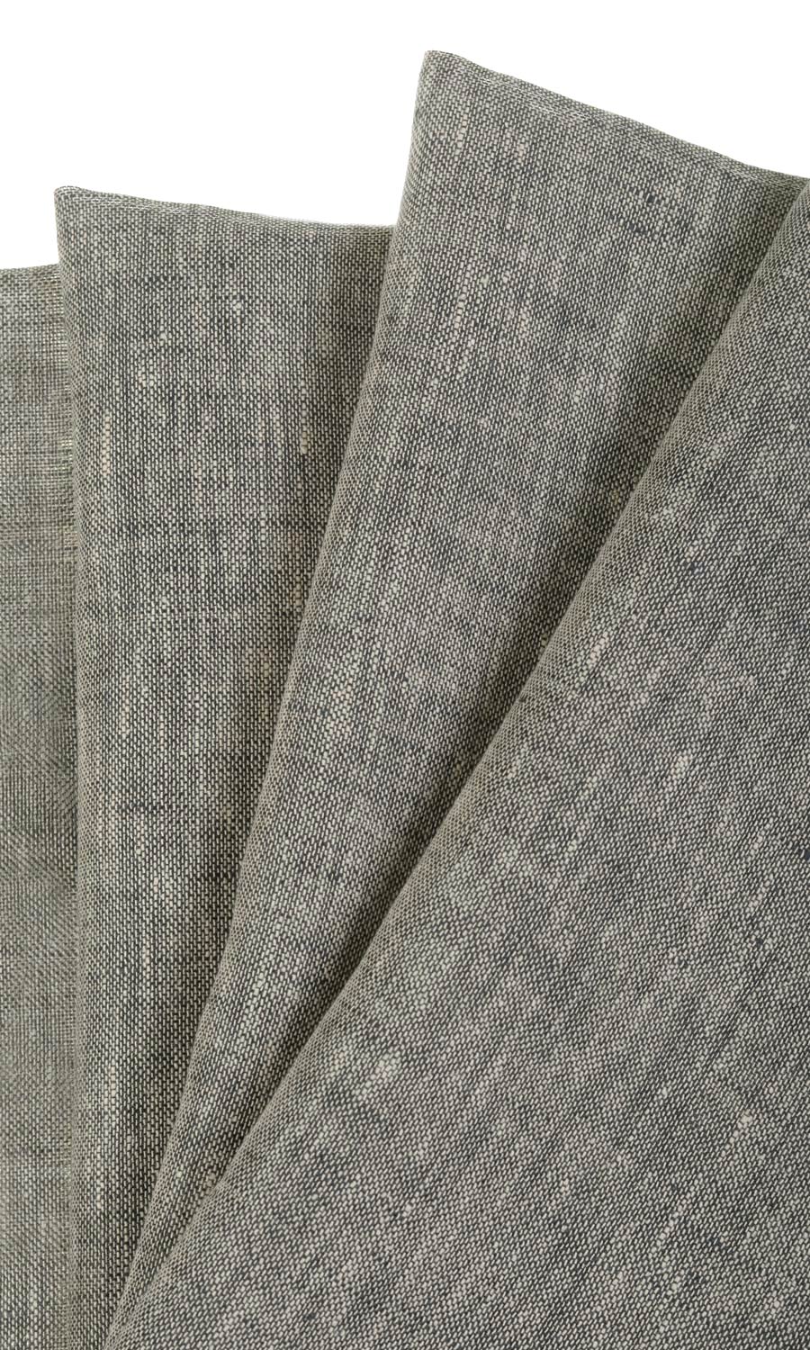 Sheer Linen Any Size Style Curtains (Grey)