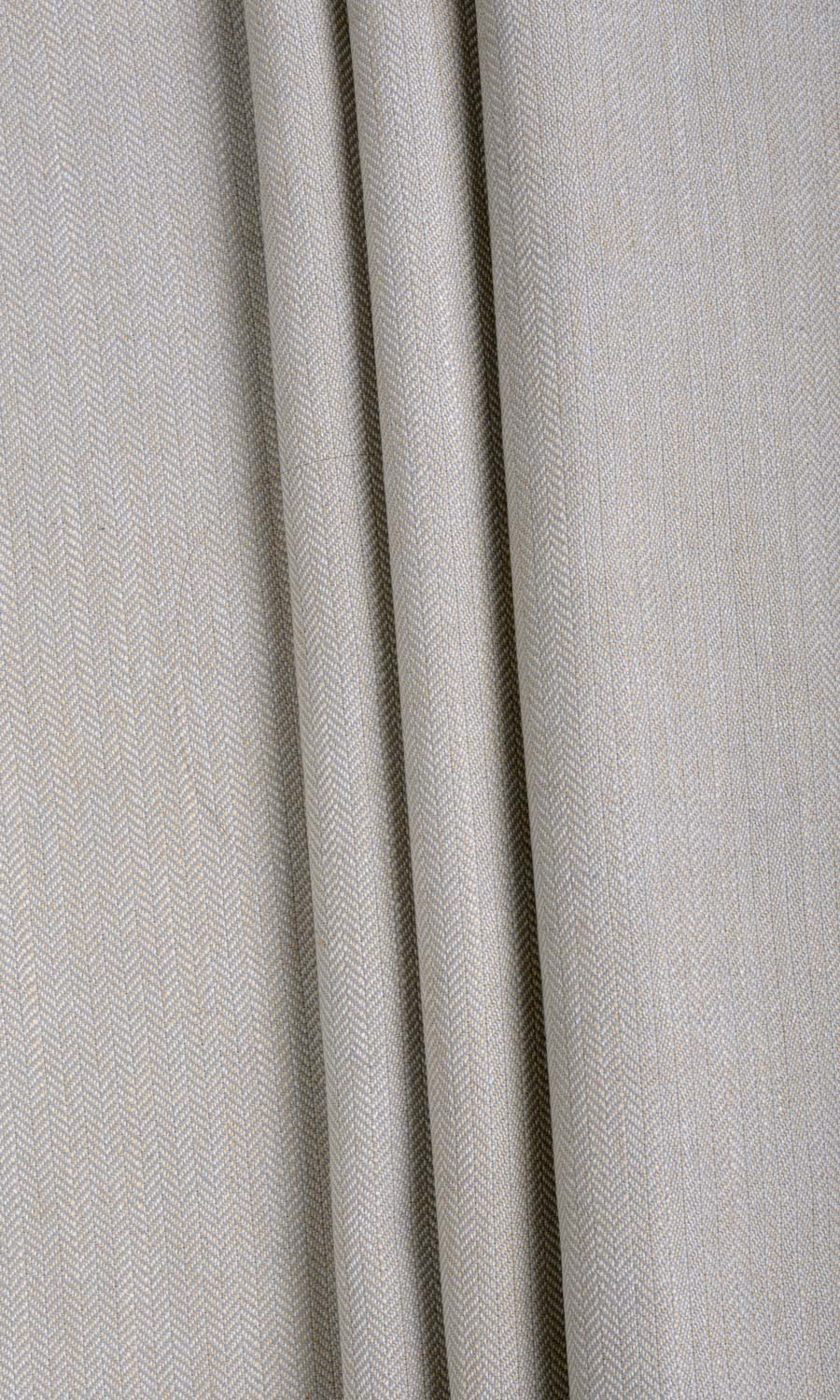 Herringbone Textured Pinch Pleat, Rod Pocket, Eyelet Curtains (Pale Grey)