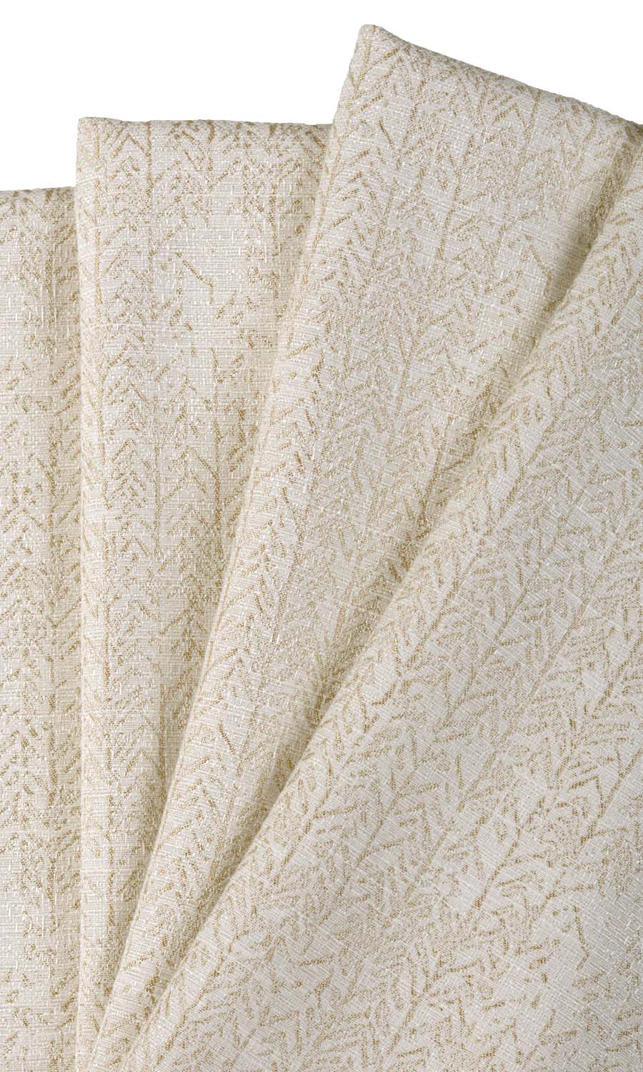 Herringbone Print Custom Roman Shades (Off White/ Pale Beige)