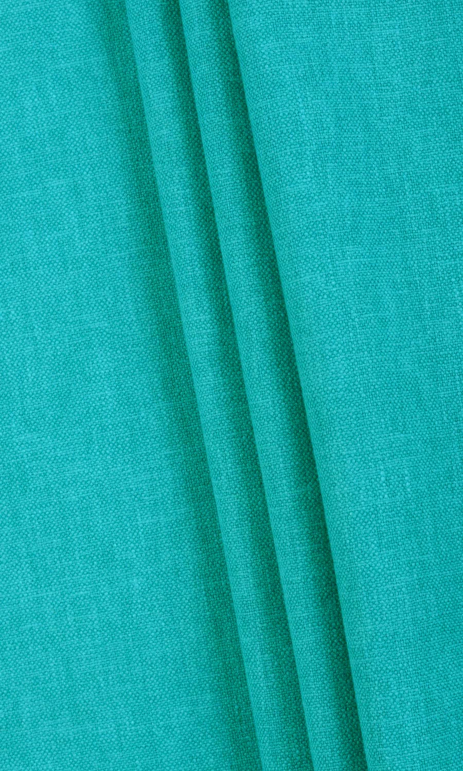 Linen-Blend Any Size Style Curtains (Turquoise Blue)