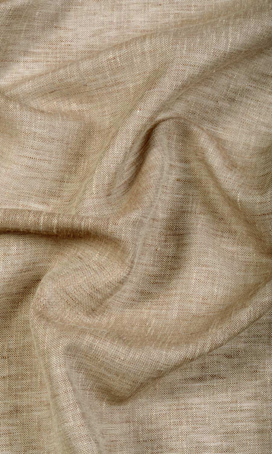 Linen Sheer Window Curtains (Beige/ Brown/ Umber)