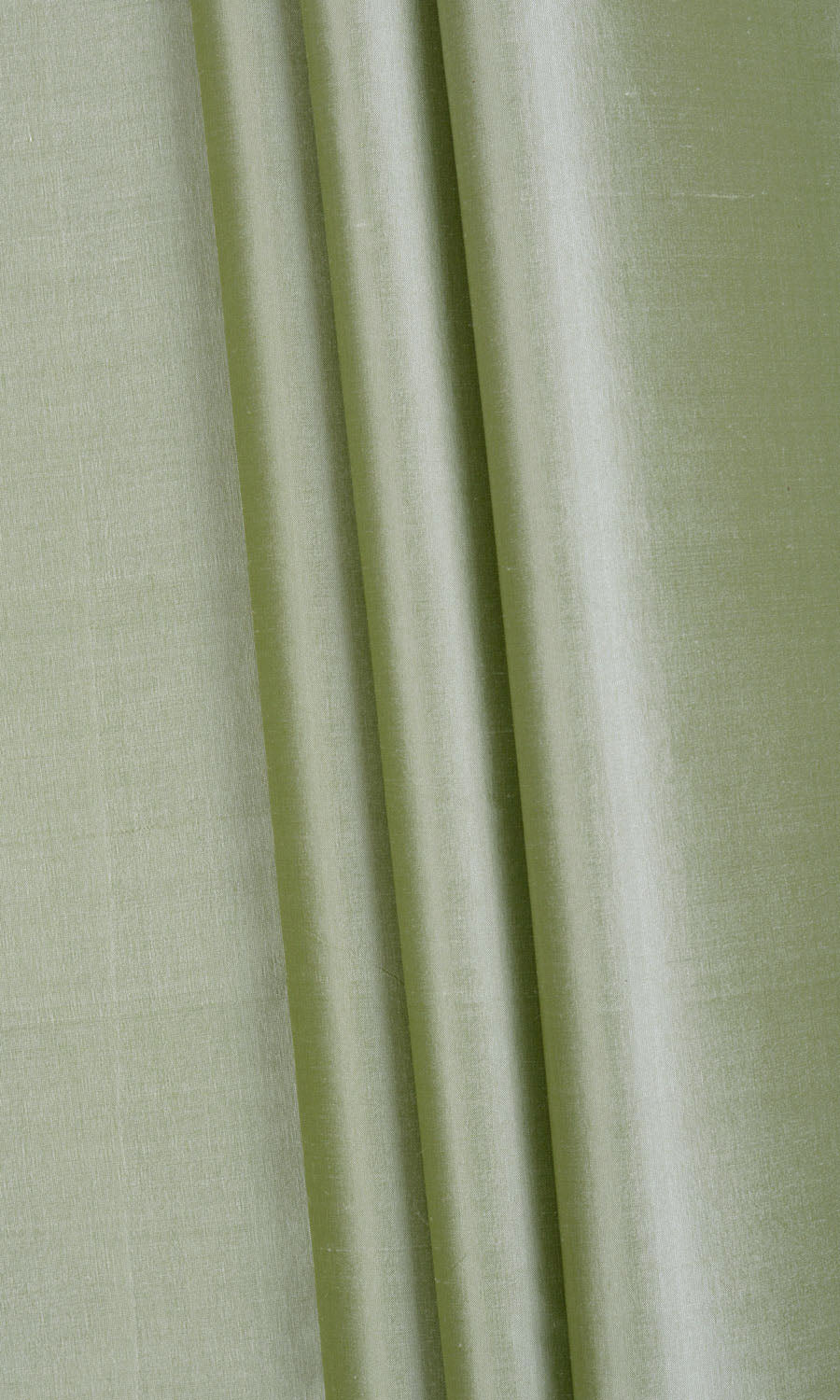 Shantung Silk Any Size Style Curtains (Celadon Green)