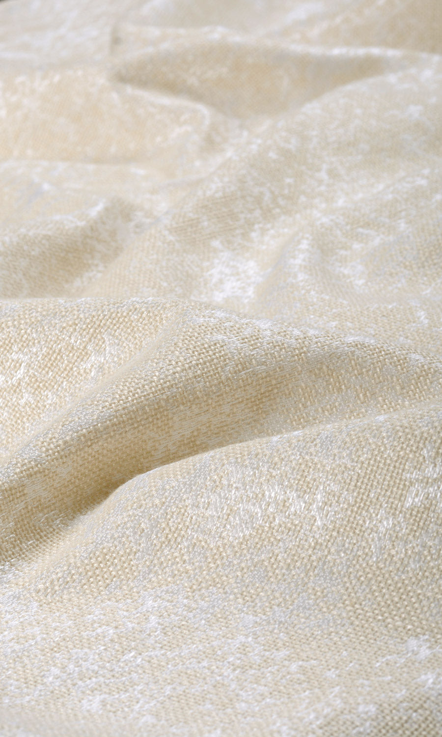 Abstract Patterned Drapery (White/ Ivory/ Beige) Extra Long Short Wide
