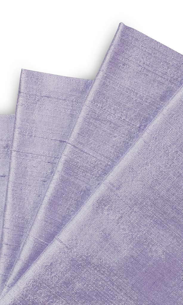 Dupioni Silk Window Curtains for Living, Bedroom, Kitchen, Bathroom (Lavender Mauve)