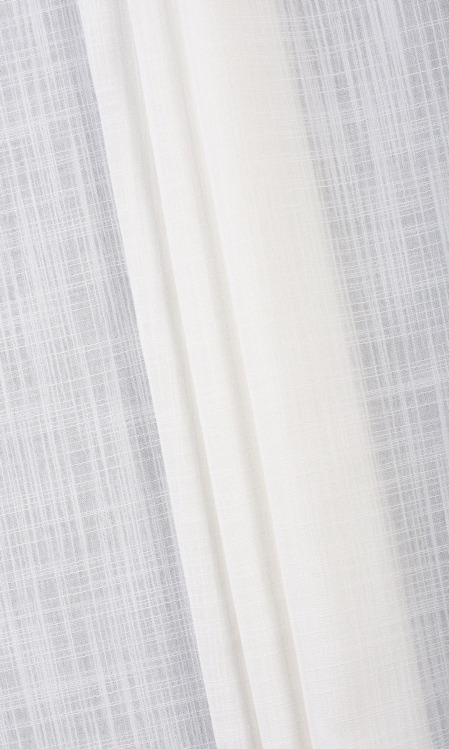 Semi-Sheer Curtains / Drapes / Window Drapery Panels (White)