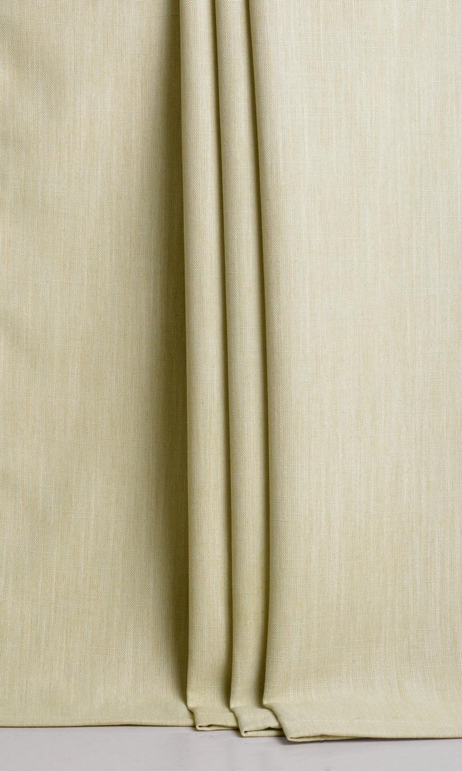 Plain Linen Texture Drapery for Living, Bedroom, Kitchen, Bathroom (Pale Yellow-Green)
