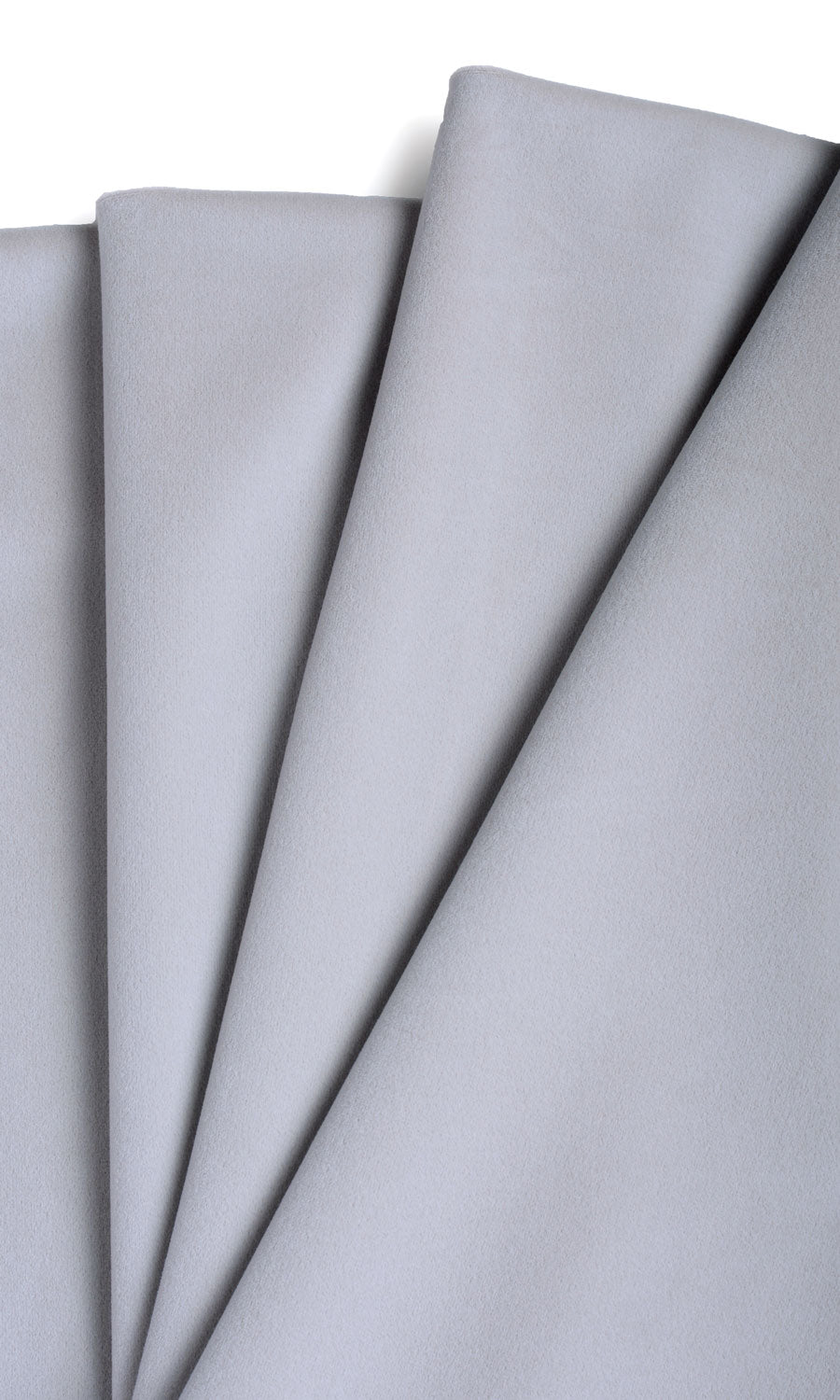 Velvet Curtain Panels for Living, Bedroom, Kitchen, Bathroom (Steel Grey/ Blue)
