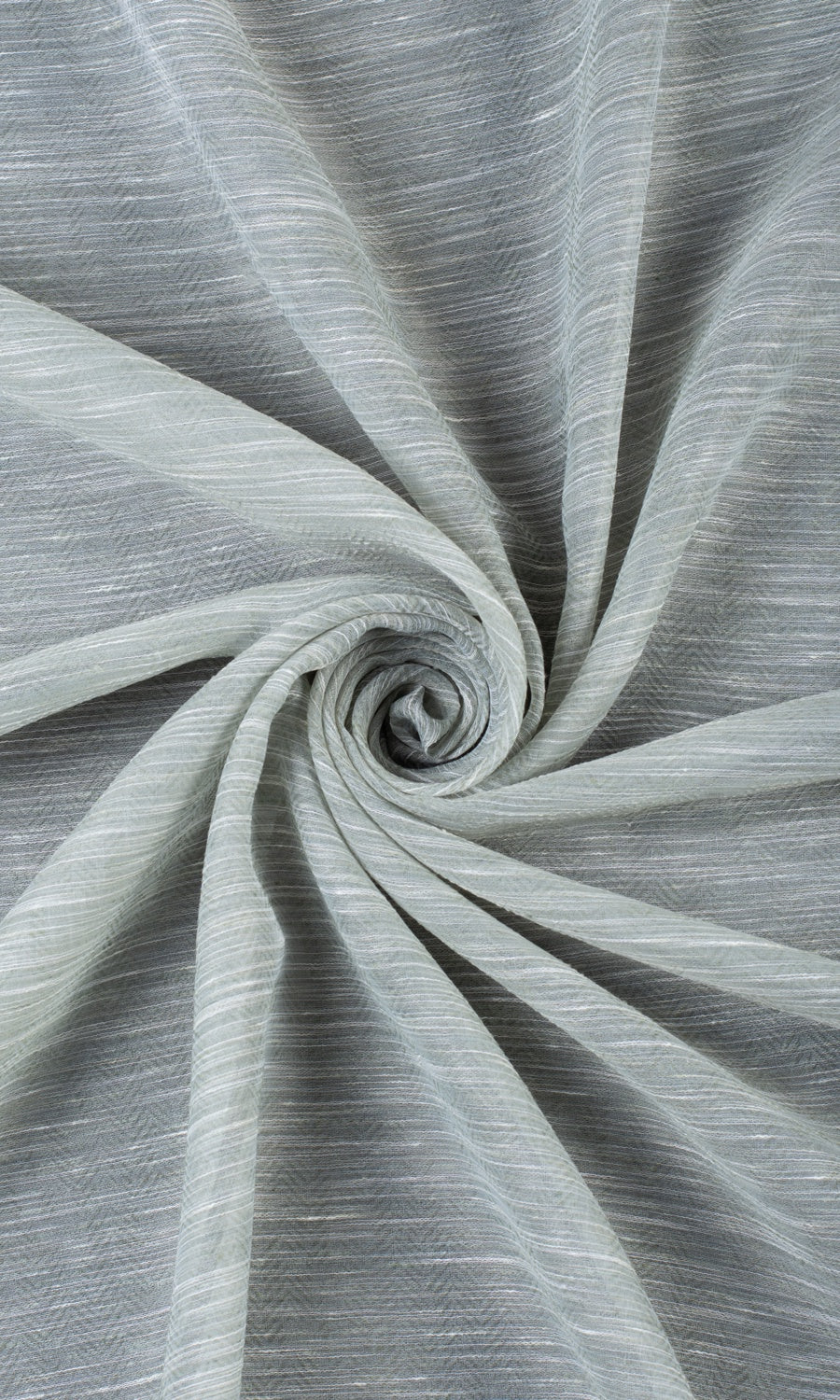 Textured Sheer Drapery for Living, Bedroom, Kitchen, Bathroom (Grey-Green)