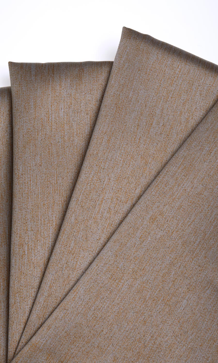 Blackout Flat, Plain, Fake, Faux, European Relaxed Roman Shades (Brown)