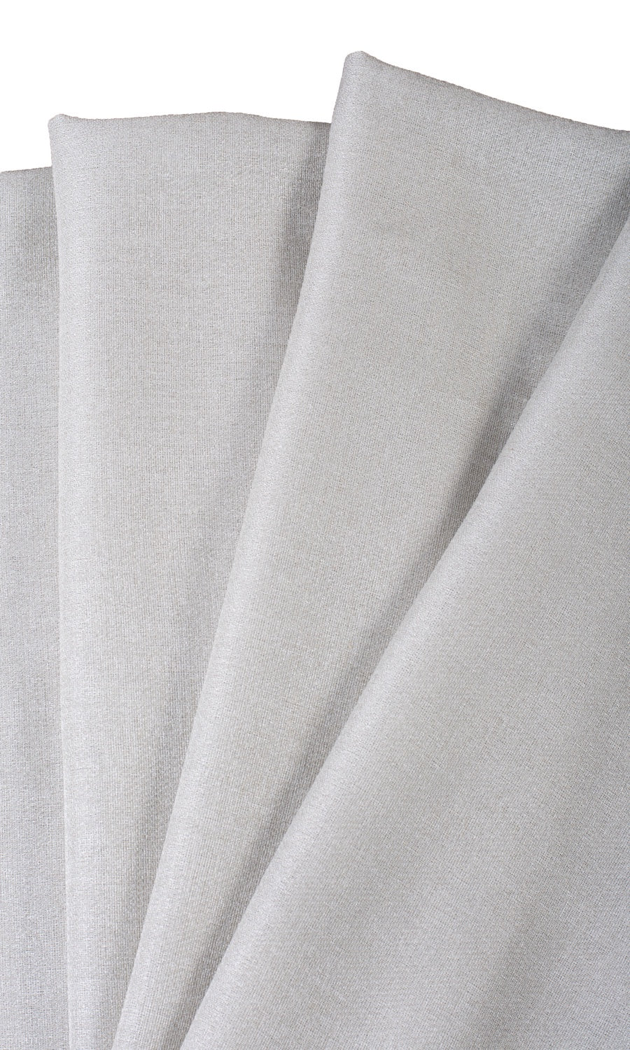 Plain Semi-Sheer Custom Curtains (Silver Gray)