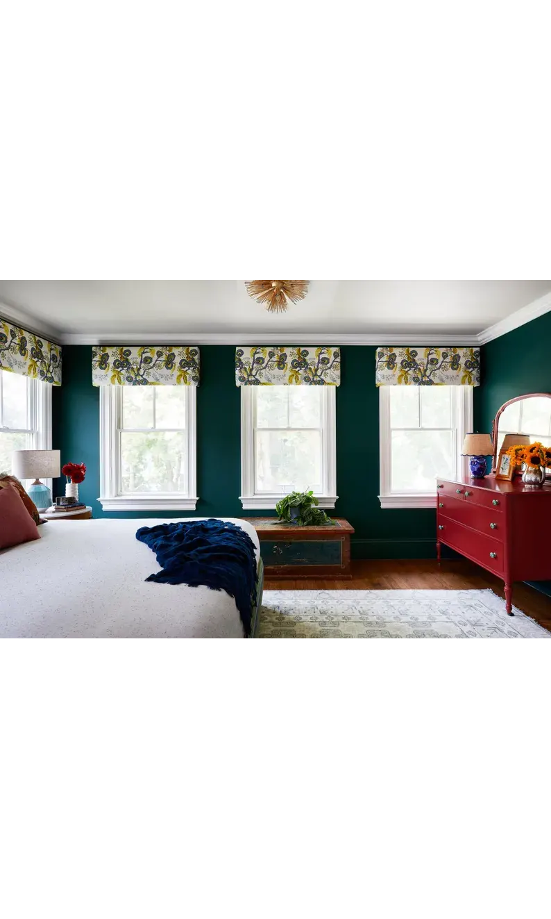 Board Mounted Modern Flat Window Valance