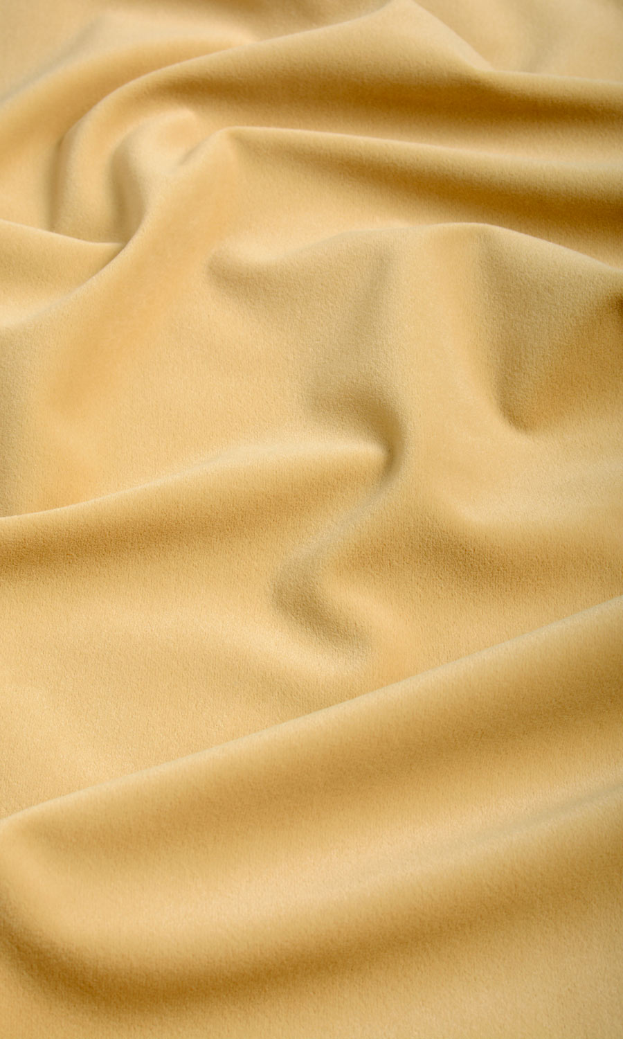 Velvet Any Size Style Curtains (Pale Yellow)