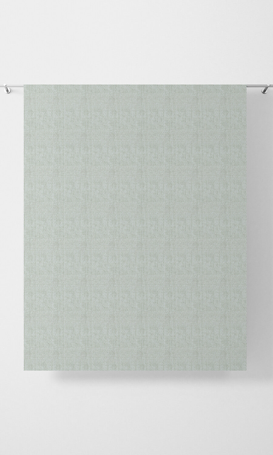Herringbone Textured Drapes (Pastel Blue) Extra Long Short Wide