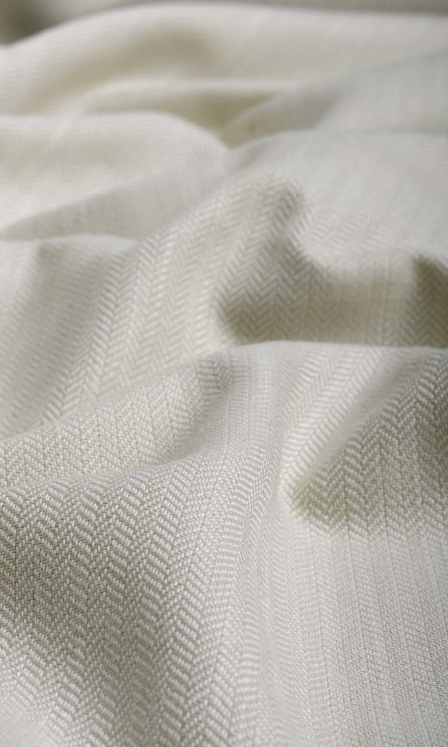 Herringbone Textured Drapes for Living, Bedroom, Kitchen, Bathroom (Pale Grey)