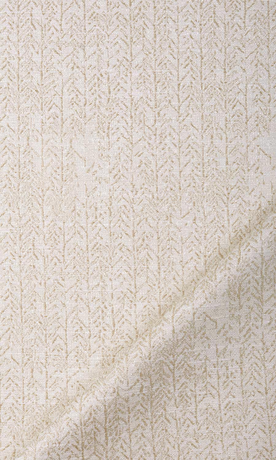 Herringbone Print Flat, Plain, Fake, Faux, European Relaxed Roman Shades (Off White/ Pale Beige)