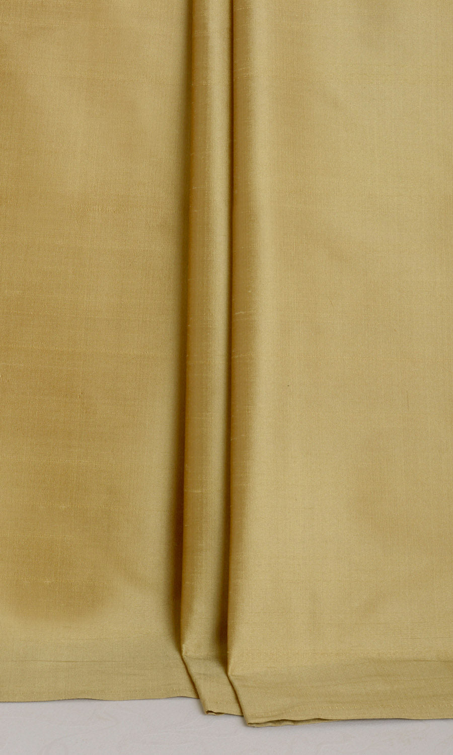 Shantung Silk Curtains / Drapes / Window Drapery Panels (Biscotti Yellow)