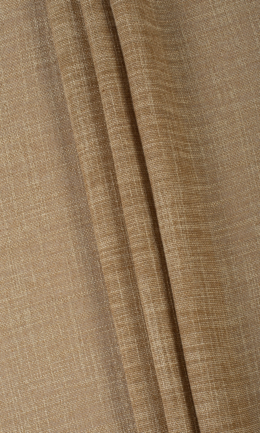 Textured Sheer Pinch Pleat, Rod Pocket, Eyelet Curtains (Peanut Brown)