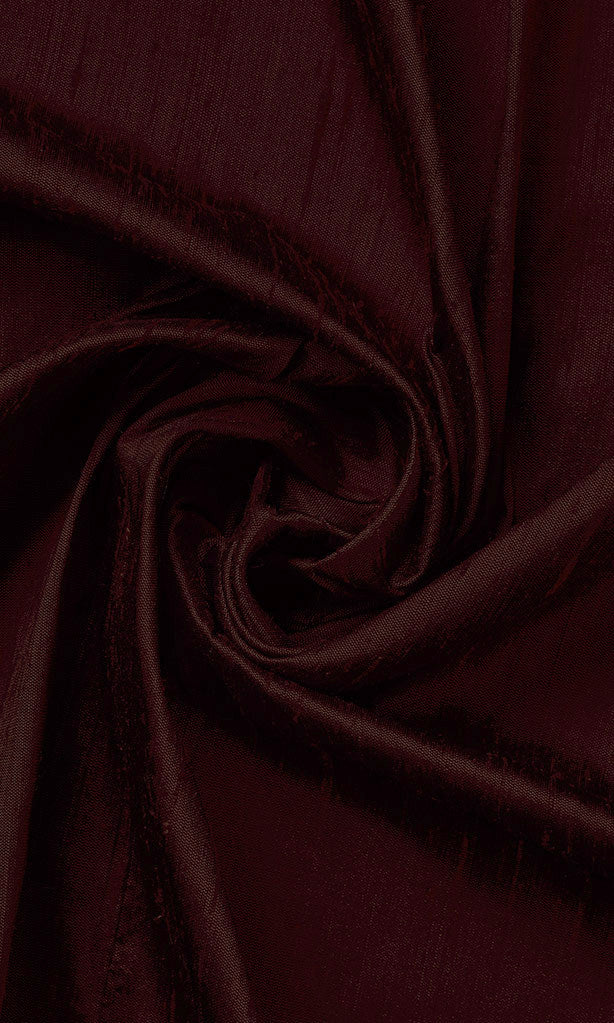 Pure Silk Drapes (Burgundy Red)