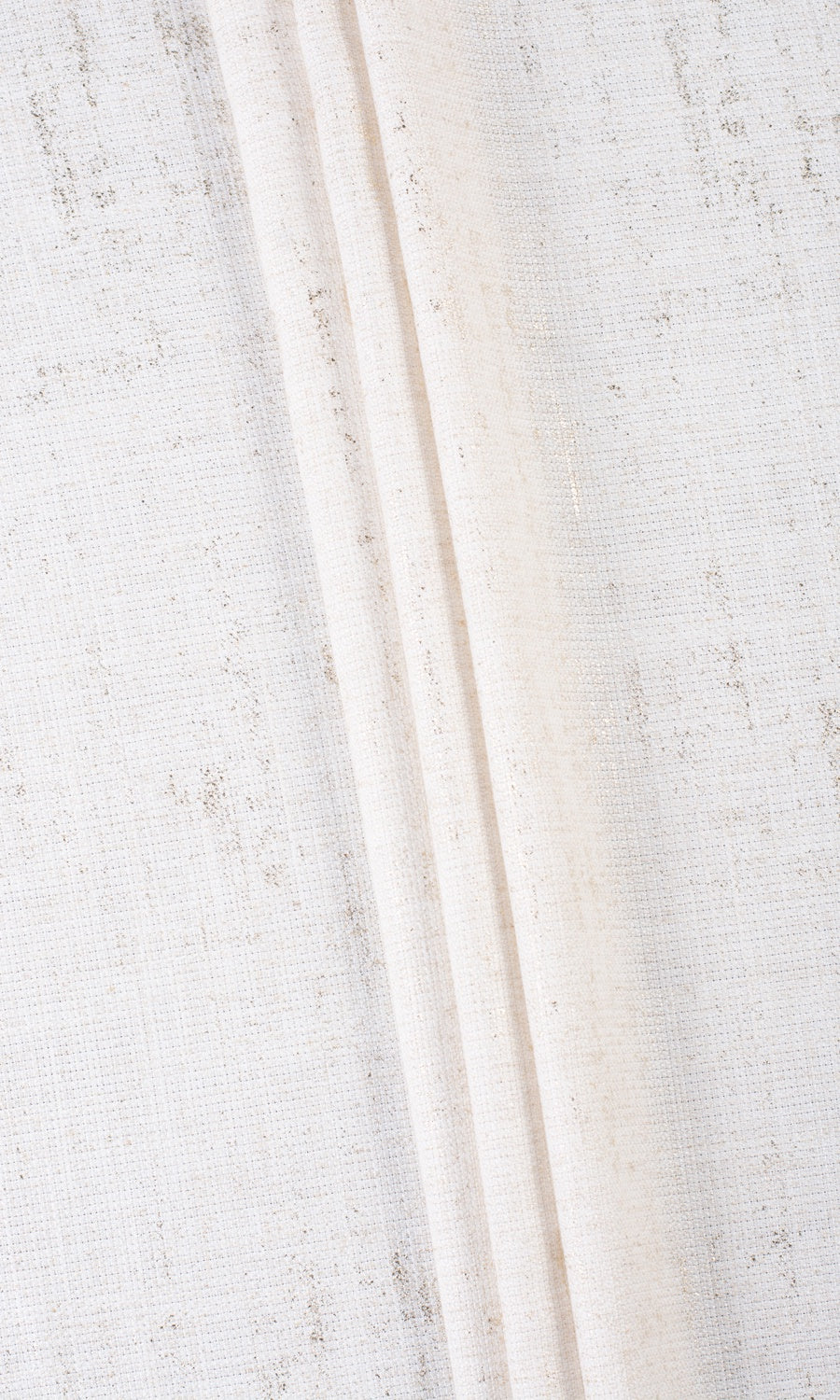 Metallic Accents Curtains / Drapes / Window Drapery Panels (Cream/ Golden)