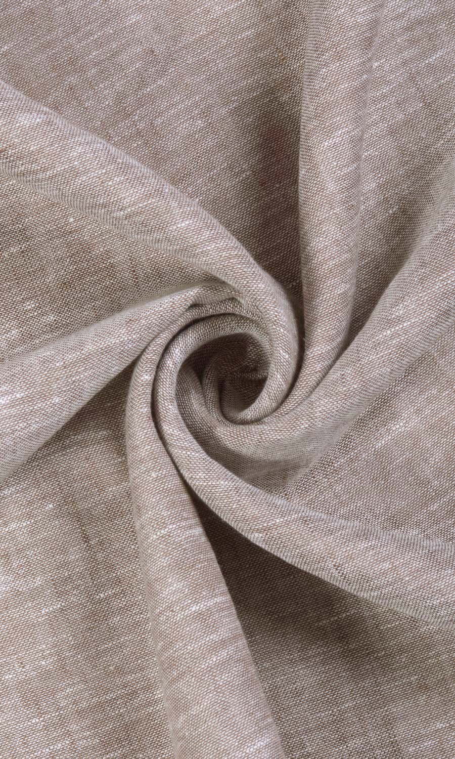 Linen Sheer Window Curtains (Brown) Extra Long Short Wide