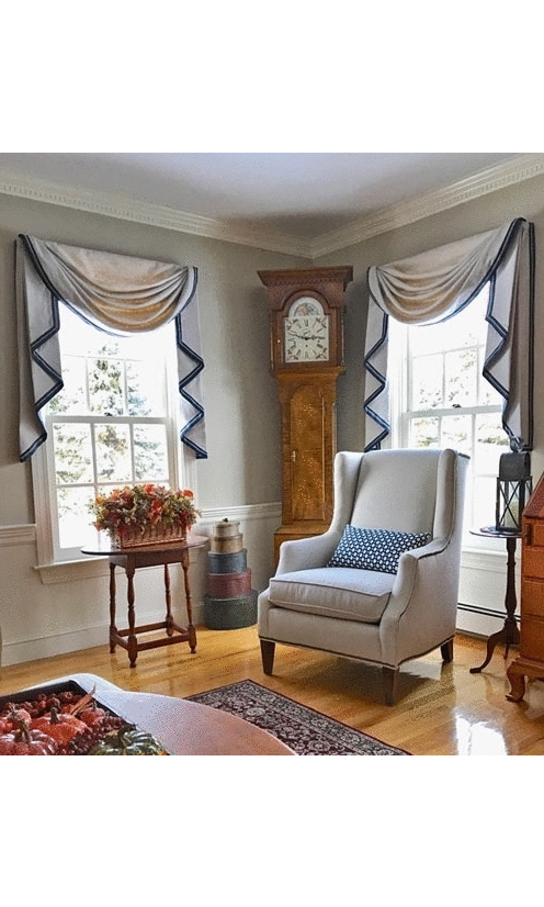 Board Mounted Swag Window Valance