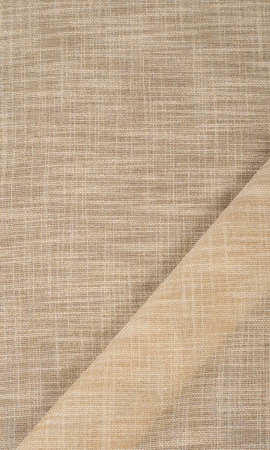 Textured Sheer Curtains / Drapes / Window Drapery Panels (Mustard Beige)