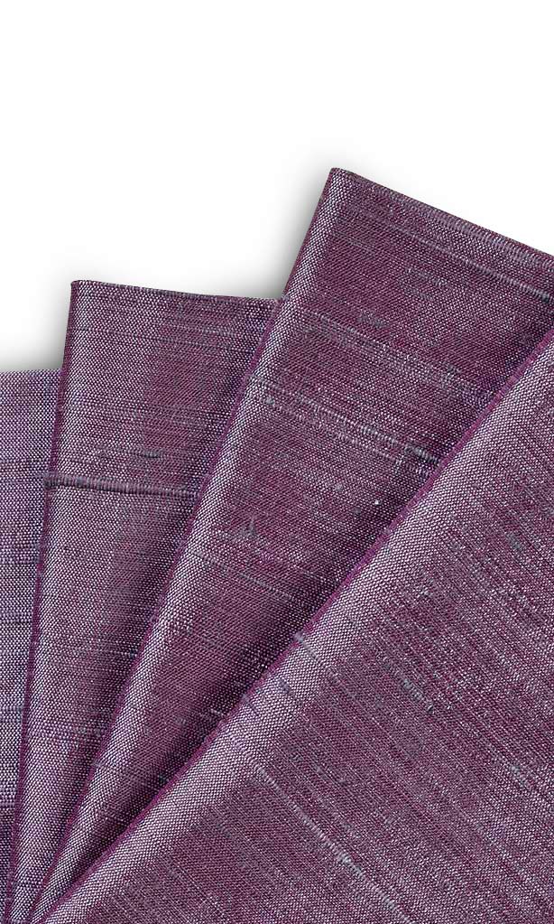 Pure Silk Curtain Panels for Living, Bedroom, Kitchen, Bathroom (Purple)